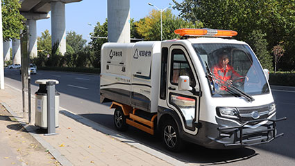 兩分類垃圾清運車BY-L20動力系統