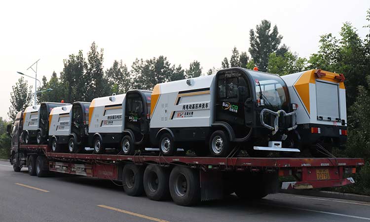 百易長青-多功能高壓沖洗車 小型四輪高壓沖洗車