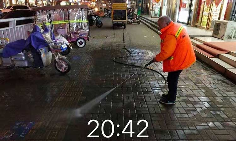 環衛高壓清洗車人行道路面清洗 高壓清洗車