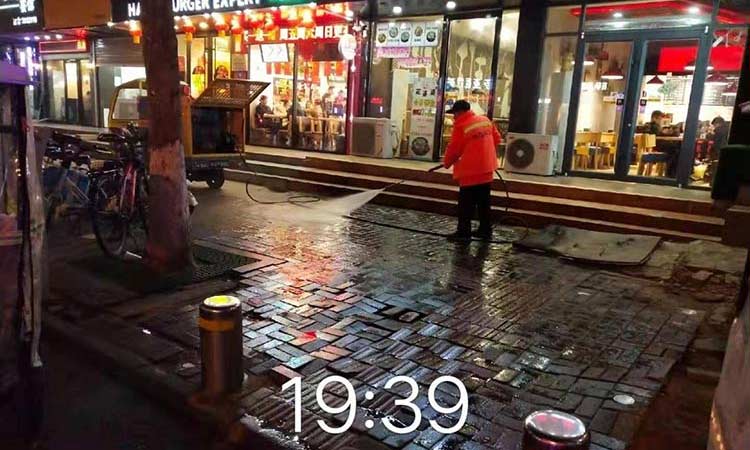 環衛三輪水掃車環衛作業 電動三輪高壓清洗車