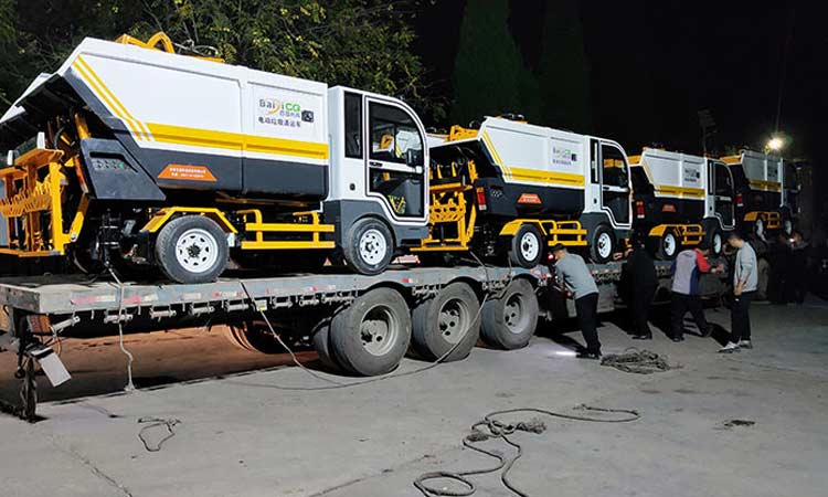 小區(qū)純電動垃圾清運車 人行道純電動垃圾清運車