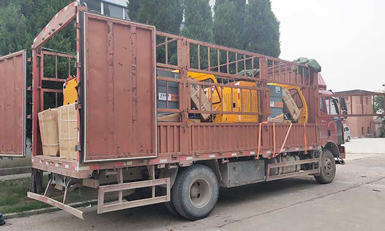 多功能高壓清洗車發貨現場 小型電動高壓清洗車