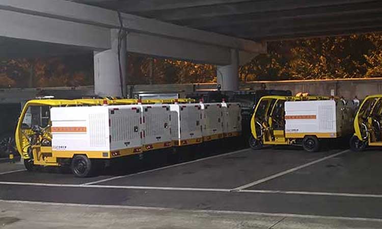 三輪高壓清洗車交車現場 小型高壓清洗車