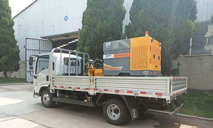 純電動高壓清洗車裝車發貨 電動高壓清洗車