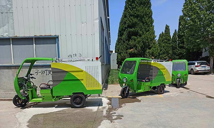 小型高壓清洗車調試完畢 環衛高壓清洗車