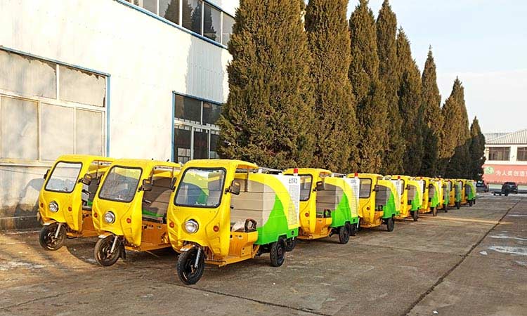 定制款純電動(dòng)高壓沖洗車（帶打藥功能）裝車走單