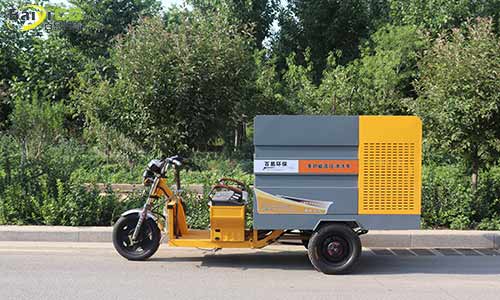 道路養(yǎng)護公司都在用的電動小型三輪高壓清洗車