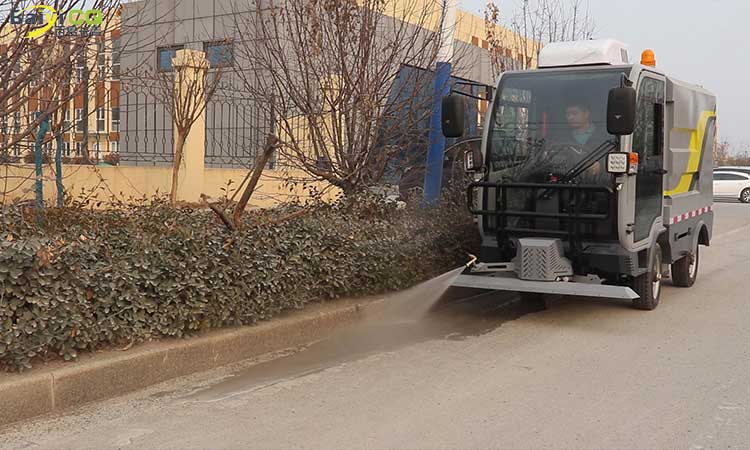 小型四輪高壓清洗車 人行道高壓清洗車