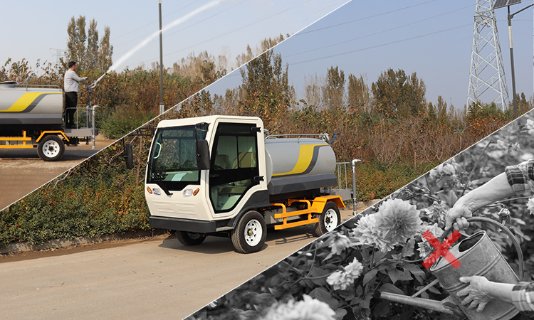 小型電動灑水車 園林綠化灑水車
