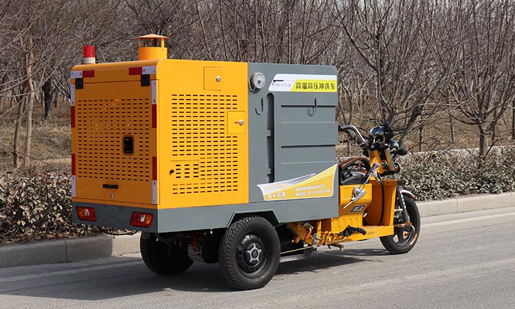 冷熱水高壓清洗車 三輪高壓清洗車