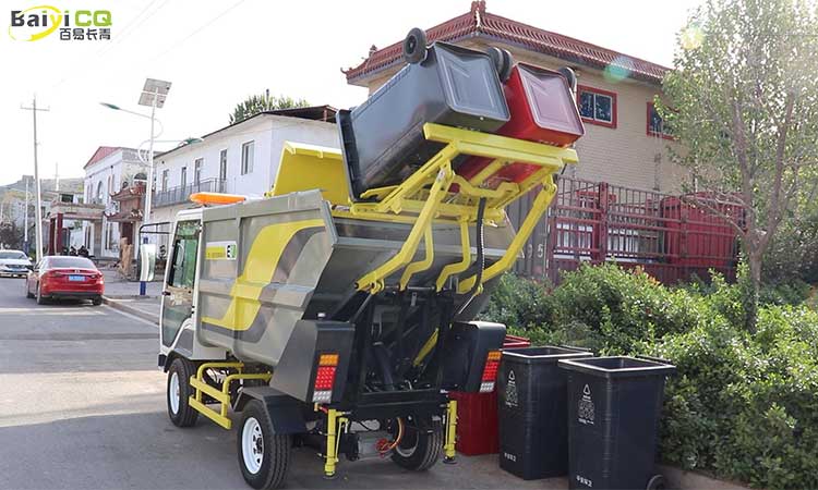 小區垃圾清運車 后裝式垃圾運輸車