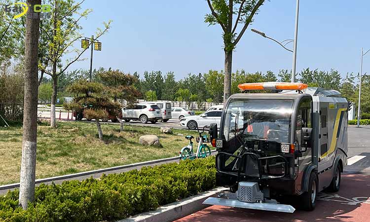 純電動深度清潔車 人行道深度清潔車