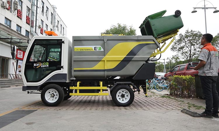 小區(qū)垃圾清運車 垃圾車