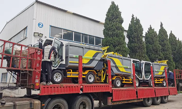 純電動垃圾清運車 小型垃圾清運車