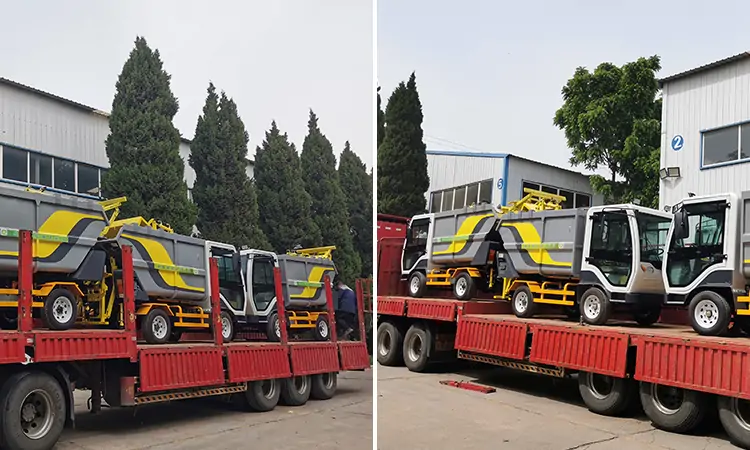 小區后裝式垃圾清運車 物業垃圾車