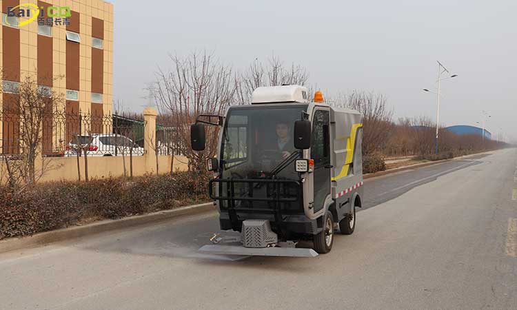 小型四輪高壓沖洗車 純電動高壓清洗車