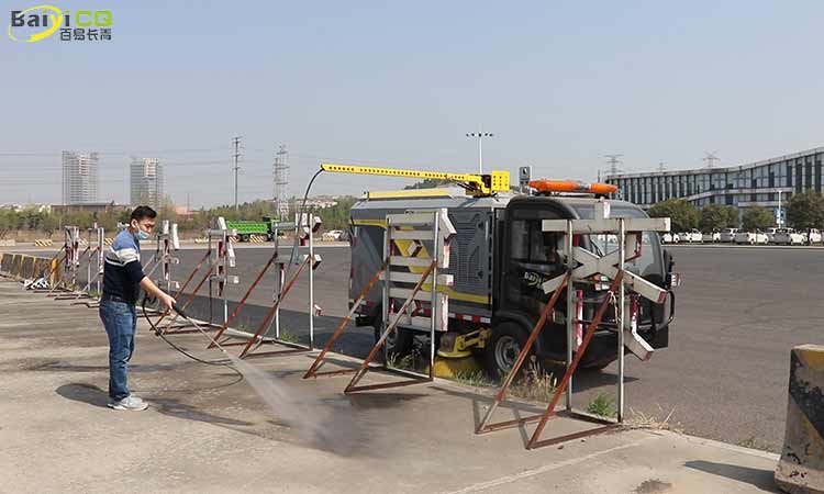 小型電動洗掃車