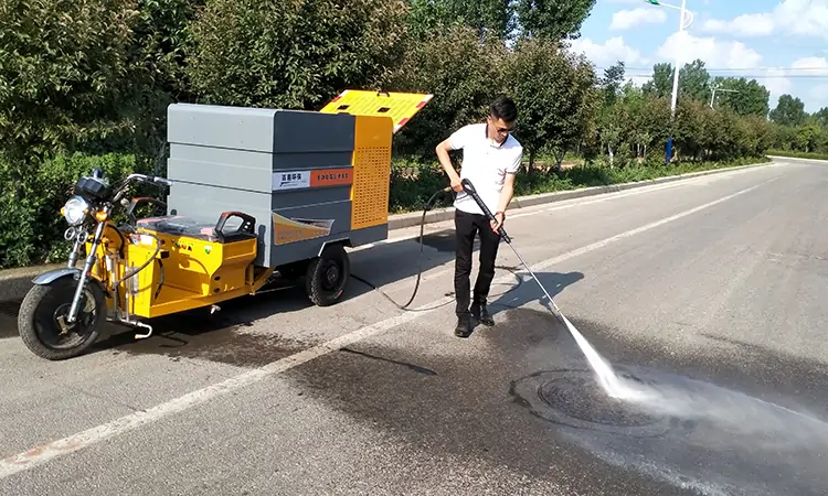 小型電動高壓清洗車 多功能高壓清洗車
