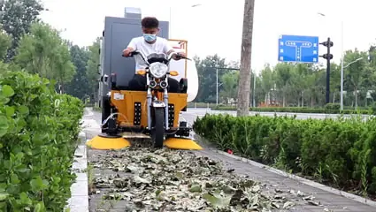三輪樹葉收集車BY-T6動力系統