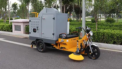 三輪樹葉收集車BY-T6創新設備