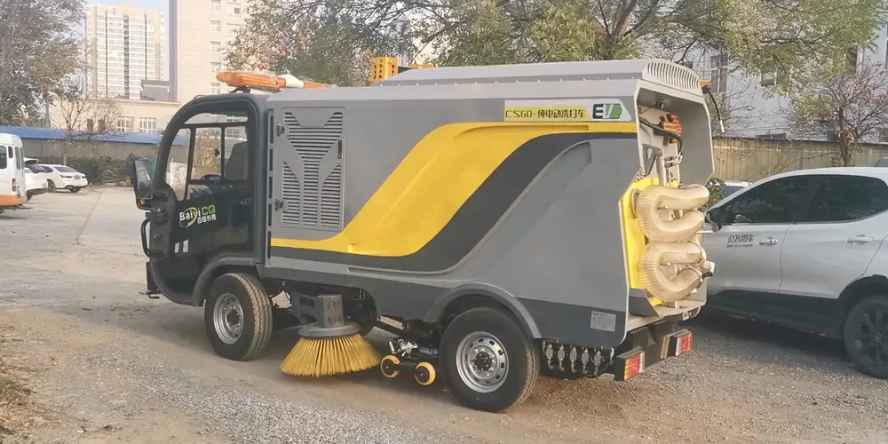 純電動洗掃車，小型電動洗掃車，洗掃車，馬路洗掃車，電動洗掃車小型