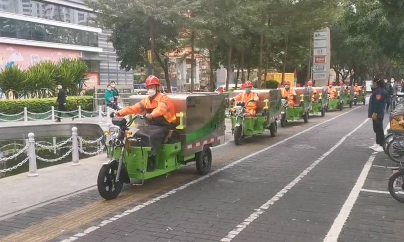 小型多功能高壓清洗車發往深圳環衛公司-組織現場培訓，助力深圳環衛！