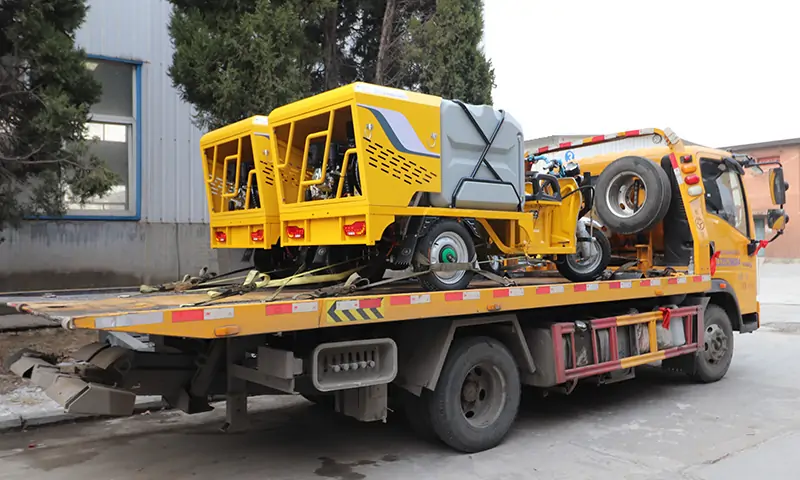 經濟型高壓清洗車發貨！助力城市環衛建設，共建美好生活環境！