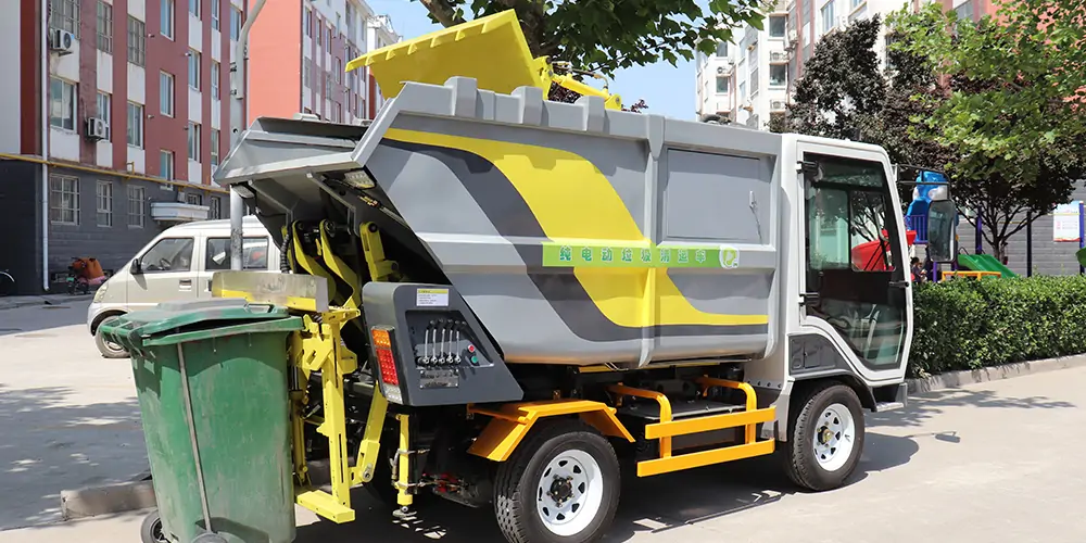 后裝式垃圾清運車_環衛垃圾車_市政垃圾車_小型環衛垃圾車