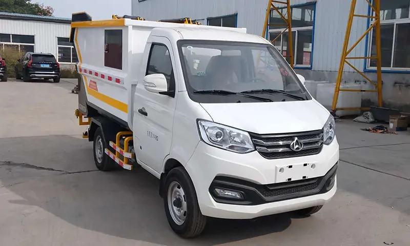 可上牌純電動垃圾清運車,后裝垃圾形式,環保高效,創新回收!