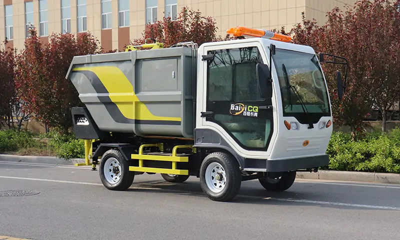 電動后裝式垃圾車:環保革命的嶄新明星,物業景區園林垃圾轉運好幫手