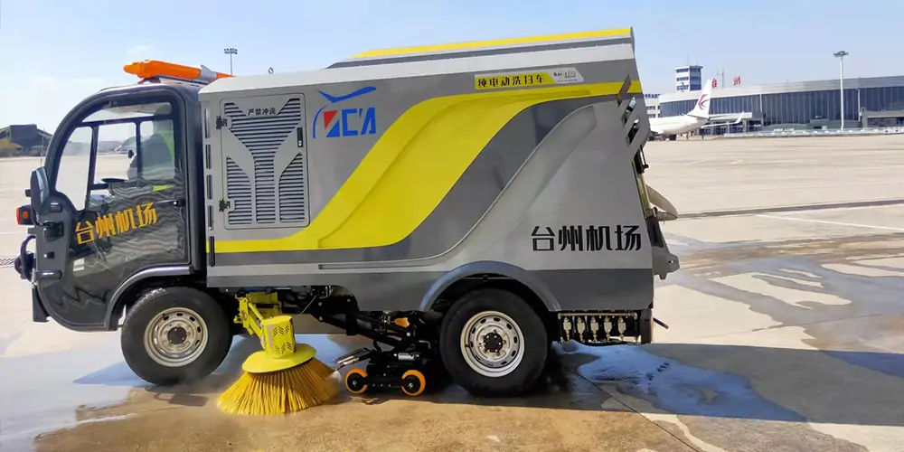 電動小型洗掃車 小型電動環衛洗掃車 小型電動洗掃一體車 新型純電動洗掃車 全封閉電動洗掃一體車