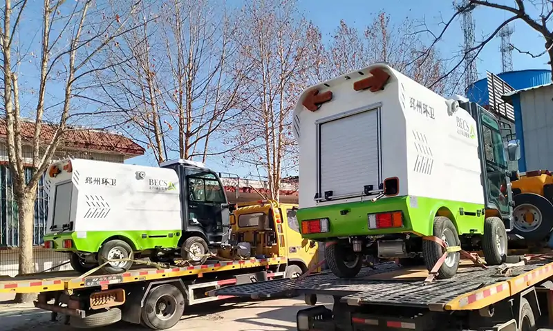 高壓清洗車助力北控城市集團環衛建設，共建美好生活環境