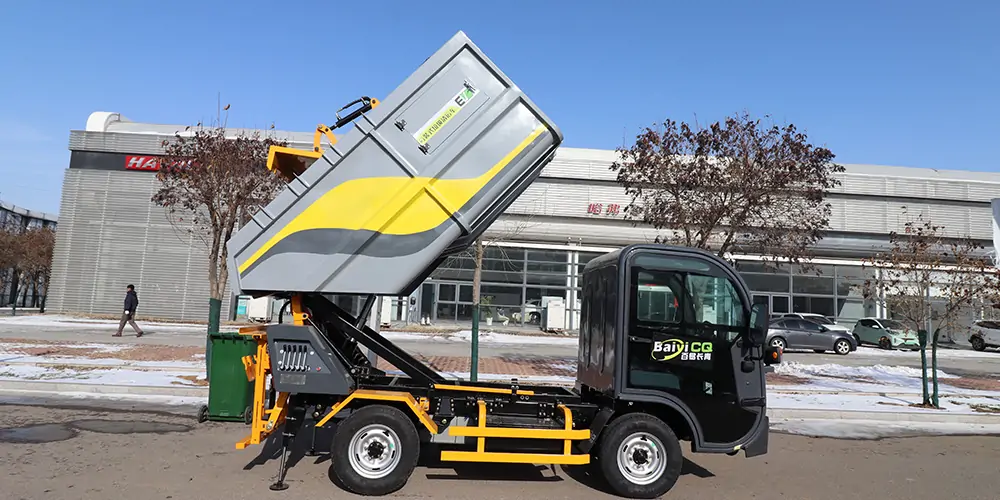 物業用垃圾車 街道辦垃圾車 景區垃圾車 電動垃圾車多少錢 側掛式電動垃圾車