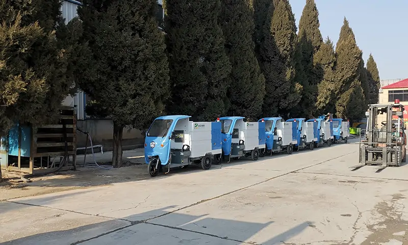 高壓清洗車發貨!助力美好城市環衛建設，共建和諧環境