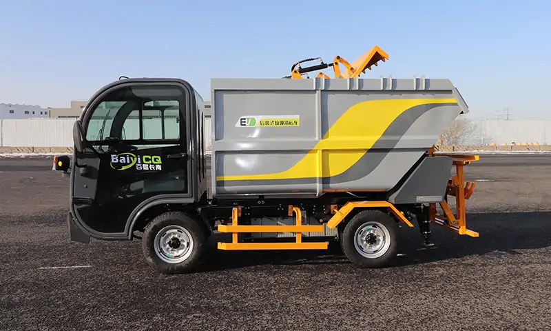 后裝式垃圾清運車助力環衛事業,促進城市環境衛生持續改善