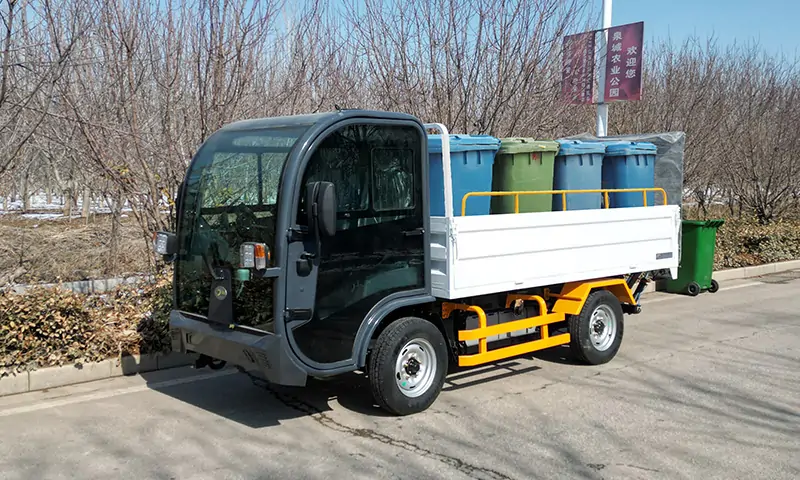 純電動八桶垃圾轉運車:高效環保的城市清潔先鋒
