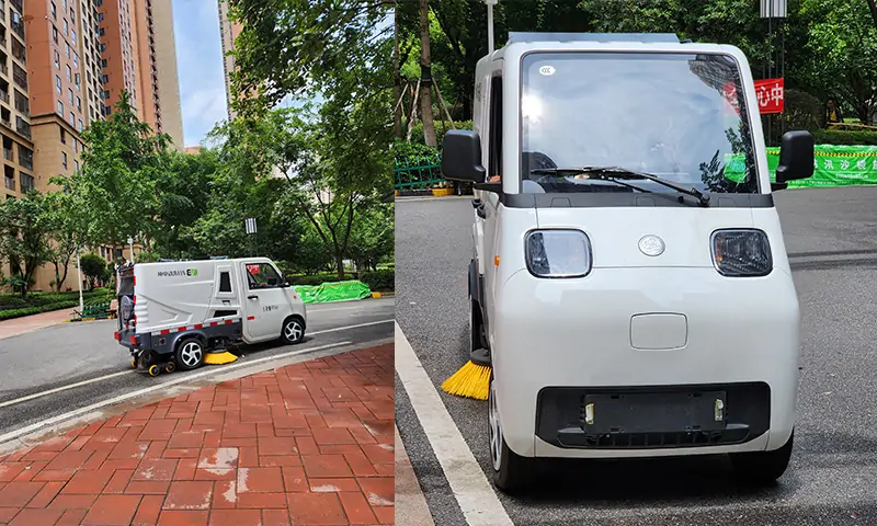 新能源純電動洗掃車助力城市環境建設