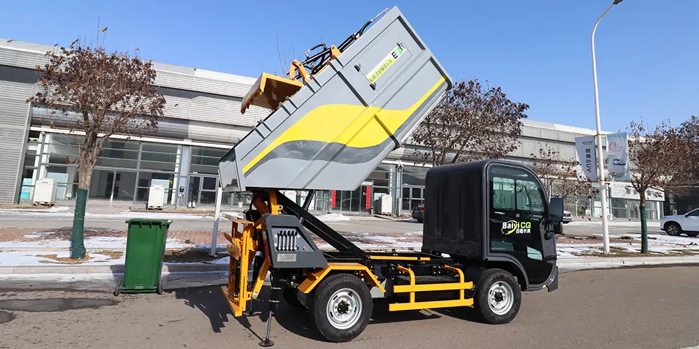 后裝垃圾車 掛捅垃圾車 校園垃圾車 物業用垃圾車