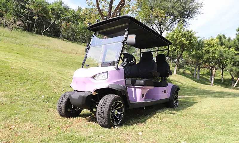 純電動高爾夫球車:綠色出行,舒適智能,適應多場景需求