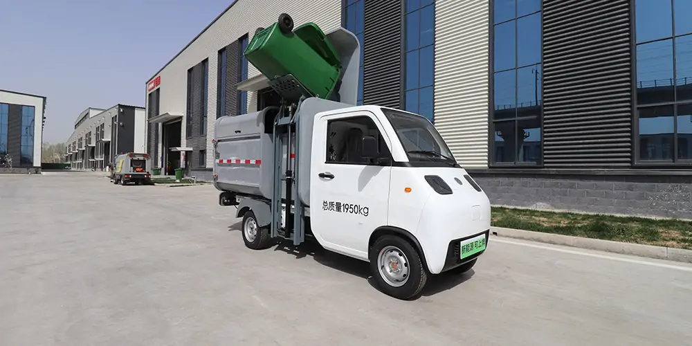 新能源側裝垃圾車，垃圾車，純電動垃圾車，垃圾清運車