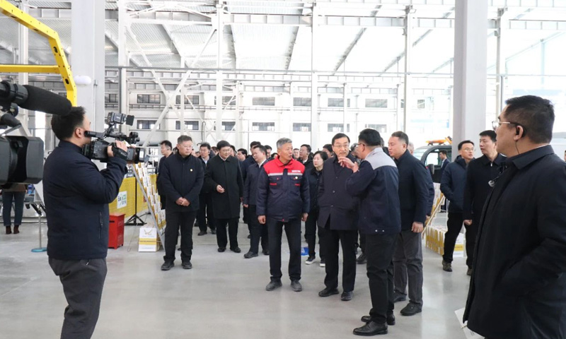 熱烈歡迎 省委常委、濟南市委書記劉強帶隊蒞臨我司新廠區觀摩調研指導