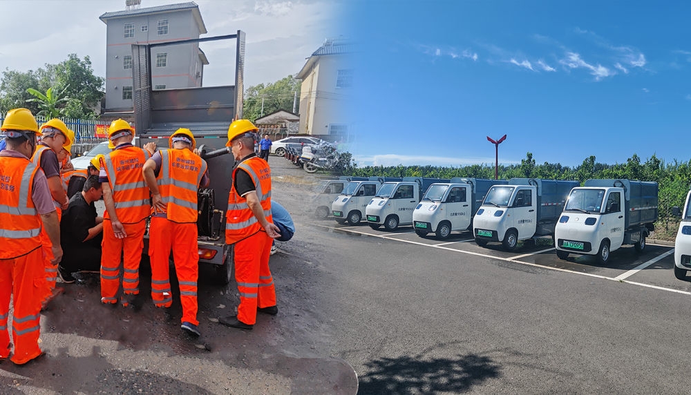 山東百易長青北京環(huán)衛(wèi)集團-交車現(xiàn)場