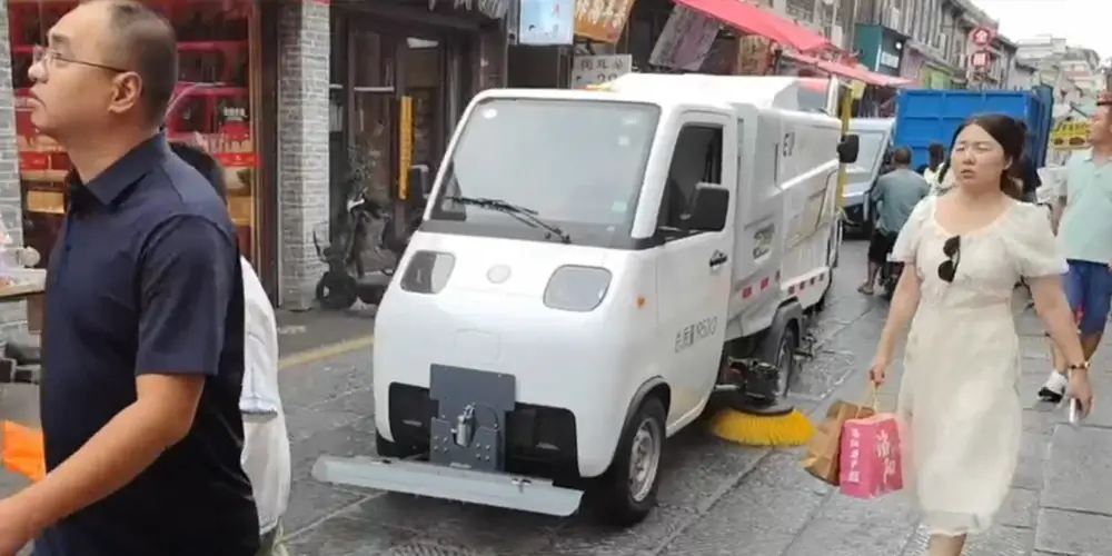 新能源洗掃車_小型新能源洗掃車_洗掃車_純電動洗掃車