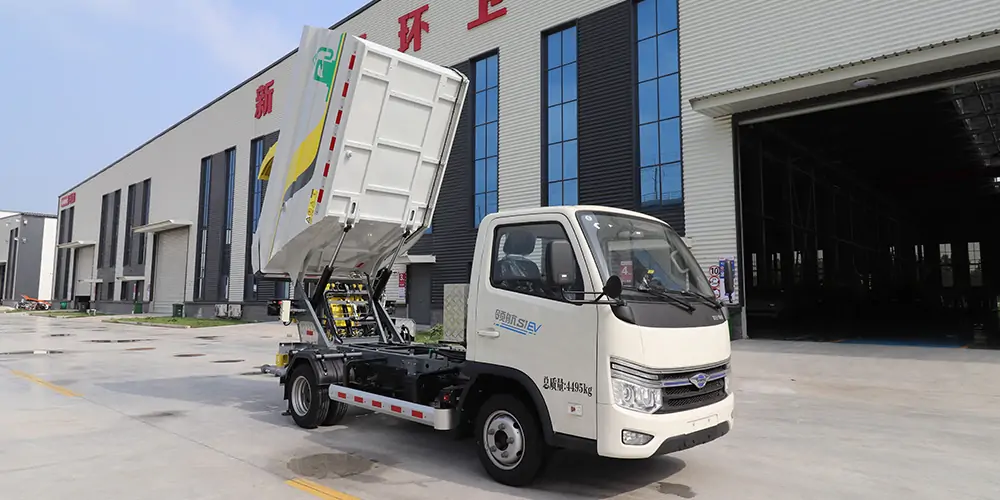 新能源垃圾車，后裝式垃圾車，純電動垃圾車，電動垃圾車